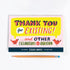 Em & Friends Thank You Sticky Note Packet, 6 Pads Set, 2.75 x 2.75-Inches, 40-Sheets Each