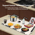 4 10s Qimh Food Warming Mat, Silicone Food Warmer for Parties Buffet, Full Surface Electric Warming Tray with Temps