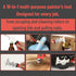 Set, 4 Pack, 4" 5" 6" 10 1 Hammer Spackle Bates- Putty Knife Stainless Steel, & in Multi Purpose Painters Tool, Soft
