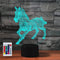 Night Light for Kids 3D Horse Led Lamp with Remote Control 16