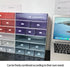 Desk Drawer Organizer, Stackable Plastic Storage for Office Supplies, Grocery Organizer for Stationery/School/Home