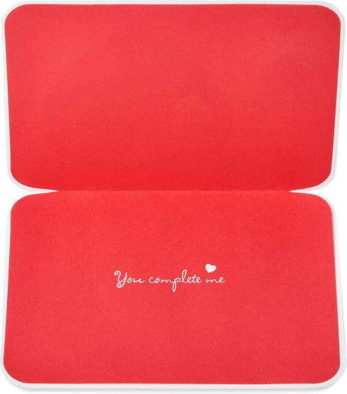 Papyrus Romantic Card (You Complete Me)