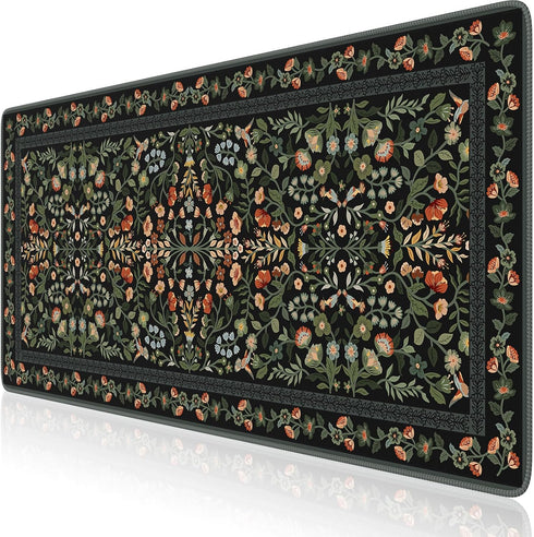 iCasso Desk Mat for Keyboard and Mouse, Large Mouse Pad, Desk Pad