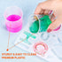 50 Pcs Plastic Measuring Cups, Resin Mixing Cups, Epoxy Mixing Cups, 30ml 50ml 100ml