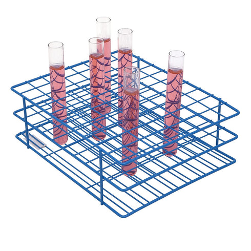 SP Bel-Art Poxygrid Test Tube Rack for 16-20mm Tubes, 80 Places, Blue