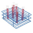 SP Bel-Art Poxygrid Test Tube Rack for 16-20mm Tubes, 80 Places, Blue