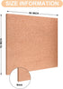 SUNGIFT Cork Board Roll 1/4" Thick, 50"x16" Self-Adhesive Bulletin Boards with 100 Push Pins