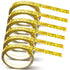 6 Pieces 12' Self Adhesive Measuring Tape, Double Scale Ruler, Self-Adhesive Stick Tape for Woodworking