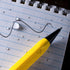 Rite in the Rain Weatherproof Mechanical Pencil, Yellow Barrel, 1.3mm Dark Lead, 12 Refills