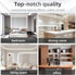 16.4ft (600 25000K 3Color Dimmable Commercial Tenmiro White LED Strip Lights LEDs) Super Bright Daylight White