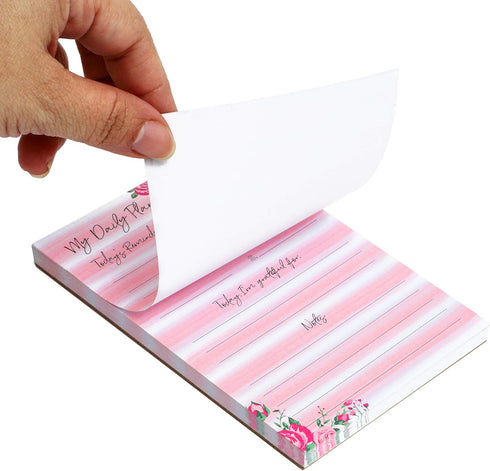 Paper Junkie Calendar Sticky Notes, 8 Pack for Monthly, Weekly, and Daily in Floral Print