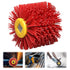 Abrasive Nylon Wire Drawing Wheel Drum Brushes, 80 Grit 120x100mm Polishing Tool for Wood Furniture