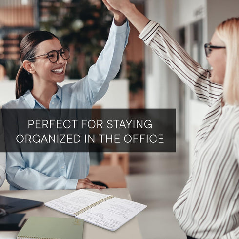 Beautiful Meeting Notebook for Work Organization - Perfect Office Planner Supplies for Women & Men