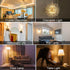 G9 Bulb 6W,60W Equivalent,2700K 600LM, AC120V T4 G9 Bulbs Lighting,G9 Base,Non-Dimmable,6 Pack LED Halogen Warm