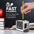 Electric Pencil Sharpener - Battery Powered, Ideal for Kids, School, Home, Office, Classroom, Artists Colored Pencils