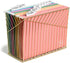 U Brands U-Eco Poly Hanging File Folders, Set of 12, Letter Size, Assorted Brights with White Metal Rods