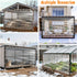 NNG 8x20ft Grommet, Clear Waterproof Tarps Heavy Duty Transparent Tarpaulins Clear Vinyl Tarps with Outdoor Transparent
