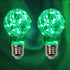 Christmas Decorative Green Light Bulb, 2W LED Fairy Light Bulbs, 15W Equivalent