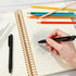 Round 3.8 mm Pen Style Eraser with Refill, Mechanical Retractable Eraser for Artists and Students (4 Packs)