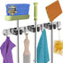 ZONGOOL Mop Broom Holder Wall Mount, Broom Organizer, Stainless Steel Wall Hanger for Home Kitchen Garden Laundry