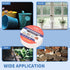 2" W X 32.8'L Waterproof Tape for Leaks - Aluminum Butyl Tape with Adhesive for RV Repair and Window Caulking