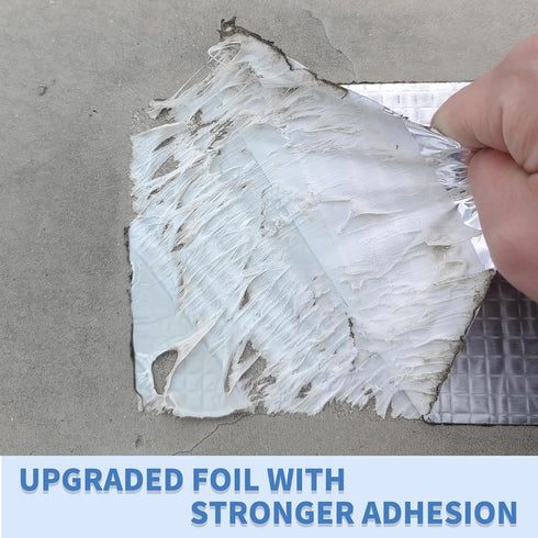 2" W X 32.8'L Waterproof Tape for Leaks - Aluminum Butyl Tape with Adhesive for RV Repair and Window Caulking