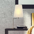 6X6X7 Inches E14 Bulb Linen Fabric Lampshade Beige Semi-Circle Heightened Design for Table and Pendant Lamp Decoration