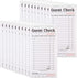 Stock Your Home Black+White Guest Check Books for Servers (20 Pack) Server