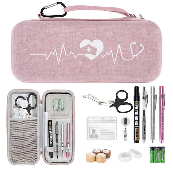SMYV 17 pcs Stethoscope Case Kit, Nursing School Essentials Include Stethoscope Case,