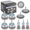 Rocaris 10-Pack Carbon Steel Wire Wheel, Cup, Pen Brush Set with 1/4-Inch