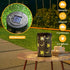 Outdoor Solar Lanterns Garden Tangled Decor Hanging Waterproof Metal Solar Lights with Ramadan Sun Star Moon Decorative