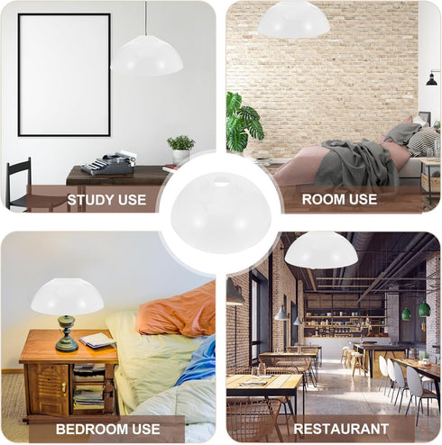 Bulb, 11.4x11.4x4.7in HEMOTON Small Lamp Shade Clip On Elegant Cover Light Fixture Shade Light Fixture Replacement