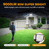 80W 9000LM IP65 5000K 4 LUTEC Dusk to Dawn Flood Lights Outdoor, Super Bright LED Security Light with Photocell