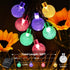 Galavasen 46FT 66LED 8Modes Outdoor Solar String Lights, Crystal Color Solar Powered Christmas Fairy String Lights