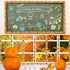 Fall Maple Leaf Border 68.9 Feet Bulletin Board Border with Butterflies Flowers for Classroom Chalkboard Decor