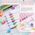 Sabary 228 Pcs Kawaii Stationary Set, Telescopic Boba Pencil Pouch, Gel Ink Pen, Sticky Note, Cute School Supplies for