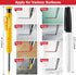 Hiboom Mechanical Carpenter Pencil Set, 3 Pcs with Sharpener and 12 Pcs Refills for Heavy Duty Use