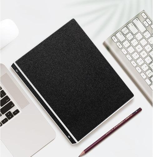 NatureTouch 3 Ring Binder, Glitter 1 Inch Organizer (10.5'' x 11.5''), Waterproof Durable View Binder, Holds 300 Pages