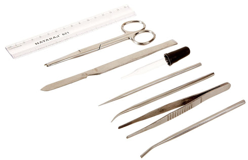 United Scientific DSET08 Stainless Steel Economy Dissecting Instrument Set, 8 Instruments