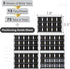 75 Mr. Pen- Laminated Bible Tabs, pcs, Black, Gold Foil Embossed Lettering, Easy-to-Read & Apply, Tear Resistant Index