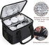 6 Trunab Reusable Cups Drink Carrier for Delivery Insulated Drink Caddy with Handle and Shoulder Strap, Adjustable
