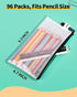 Smarpau Mesh Zipper Pouch, 96 Pack Small Zipper Pencil Pouch, Multipurpose Waterproof Bags for Travel, Black