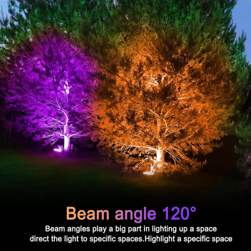 LOXYEE PAR38 Bulbs,2 Pack Dimmable,E26 Outoor(20W 200W),Halloween Bulb Flood Orange Purple Light Base Purple Orange