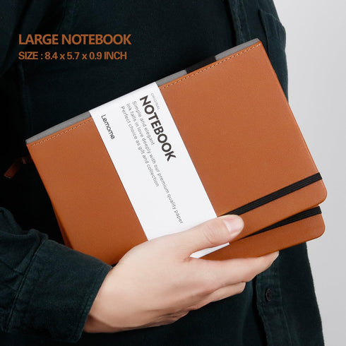 Unruled/Blank/Plain/Unlined Large A5 Sketchbook with Premium Thick Paper and Dividers Gift, 8.4 x 5.7 In