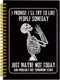 Funny Skeleton Prayer Gothic Notebook Journal, Halloween Themed Spiral Notebook, 5.5x8.3 Inch with 164 Pages