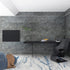 Glossy Gray Marble Wallpaper - Peel and Stick Thick Textured Grey Contact Paper for Kitchen Countertops 16"x118"