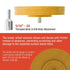 TCP Global Rubber Eraser Wheel with Drill Adapter - Adhesive Remover Tool for Autos, Trucks, RVs, and Signs