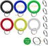 Wrist Keychain, Spring Spiral Stretch Coil Wristband Key Ring for Gym, Pool, ID Badge, Keys
