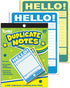 Eureka 'Hello!' Teacher Notes to Parents, 50pc, 4" W x 6" L