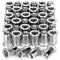 40Pcs 1/4”-20 Rivet Nuts, Stainless Steel Threaded Insert Nut 1/4-20UNC Nutsert Rivnuts